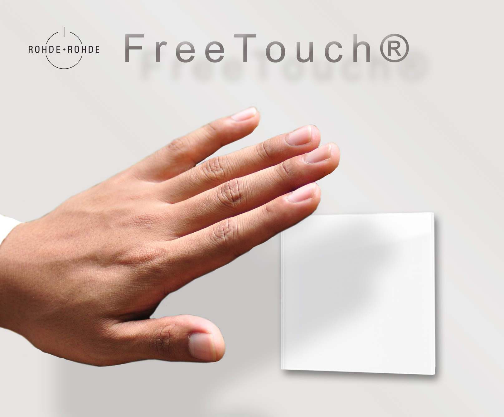 FreeTouch. Contactless light switch. 1-fold touchless switch