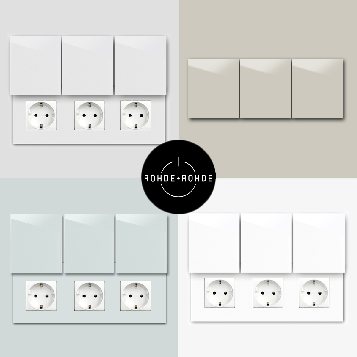Socket outlet in RAL colour of choice MAXIM