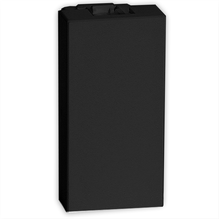 Blind cover. Small (1M). Black.