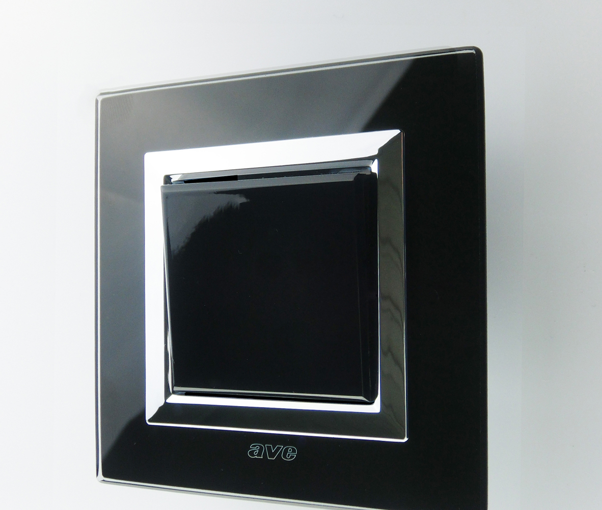 Glass light switch 2-way AVE